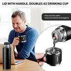 Vacuum Flasks Thermoses Set Thermos for Hot Water Bottle Drinkware Fathers Day Gifts Home Stainless Steel 500ml Thermal Cold