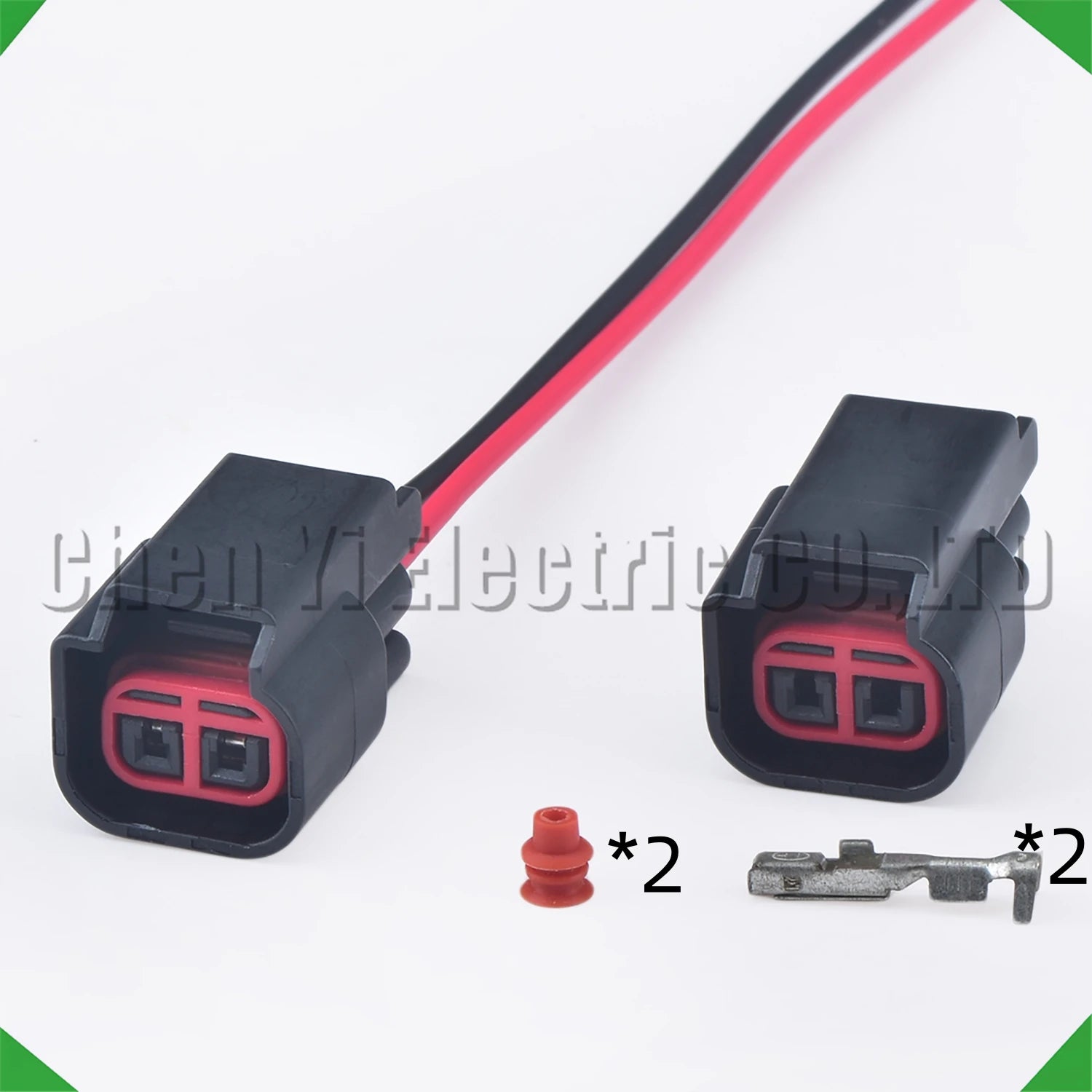 2-Pin Connector Connector injector Automotive waterproof Ford fuel injector ignition