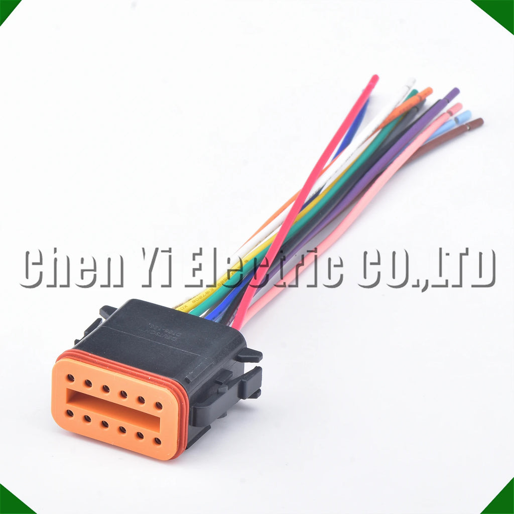 12 Pin Waterproof Connector Plug DT06-12SA DT04-12PA DT06-12SB DT04-12PB DT06-12SC DT04...