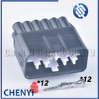 1 Set 12 Pin male female Automotive Waterproof Connector MG651343-5 MG641340-5 MG651343 MG641340 For Toyota Hyundai