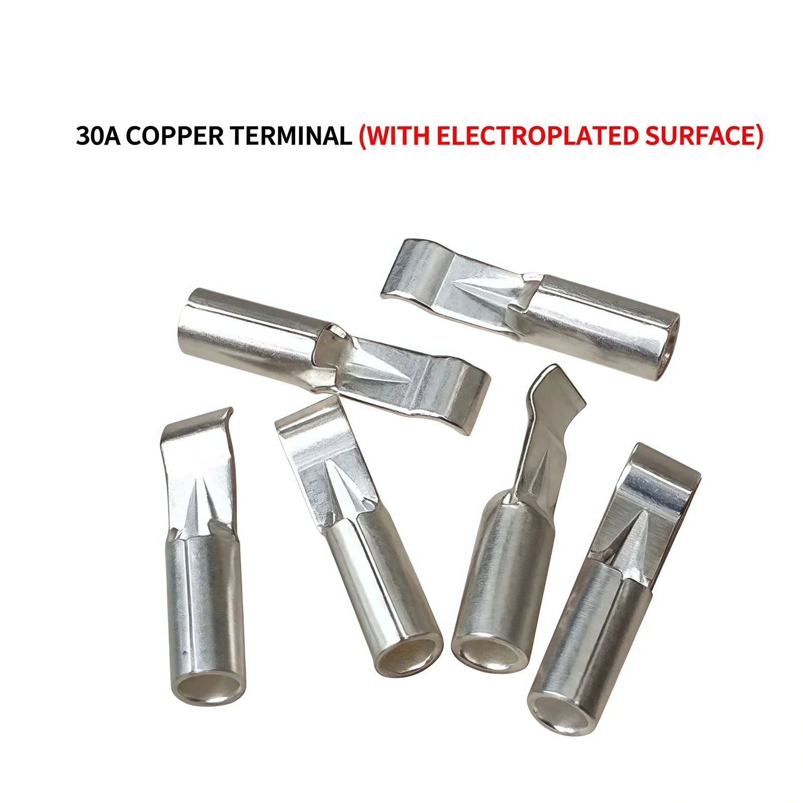 40/90/200/500Pcs/Box  Single Pole Plug 30A High Current Connector - PP Battery Forklift Power Terminals Bulk Pack