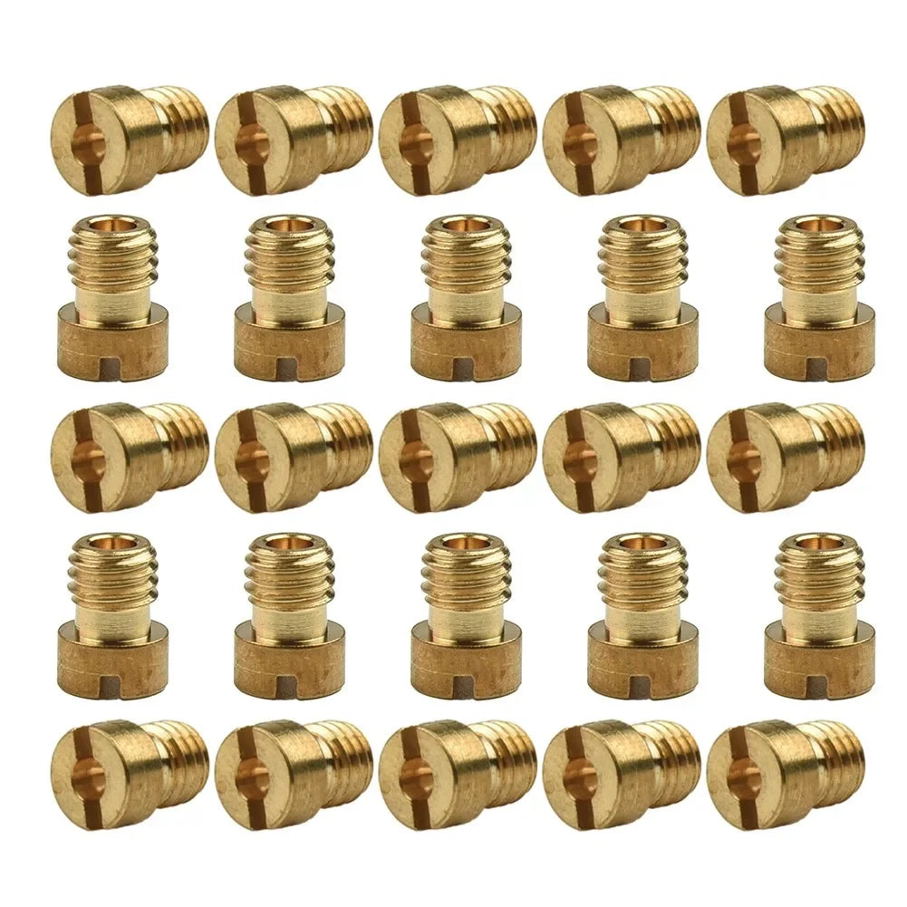 25pcs Carburetor  Main Jet  55-115 M5  5mm Thread For Dellorto Carburetor Vergaser SHA SHBC SHB Injector Nozzle