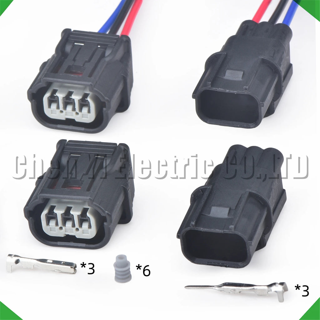 3 pin automotive connectors crankshaft position sensor camshaft wire harness plug 6189-...