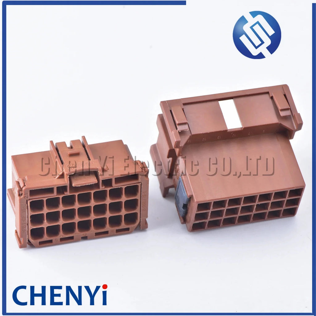 21 Pin Car Brown Connector Male Female Quick Connector Car Harness Connector Plug 8-968975-1 1-967630 With Pins
