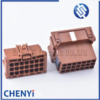 21 Pin Car Brown Connector Male Female Quick Connector Car Harness Connector Plug 8-968975-1 1-967630 With Pins