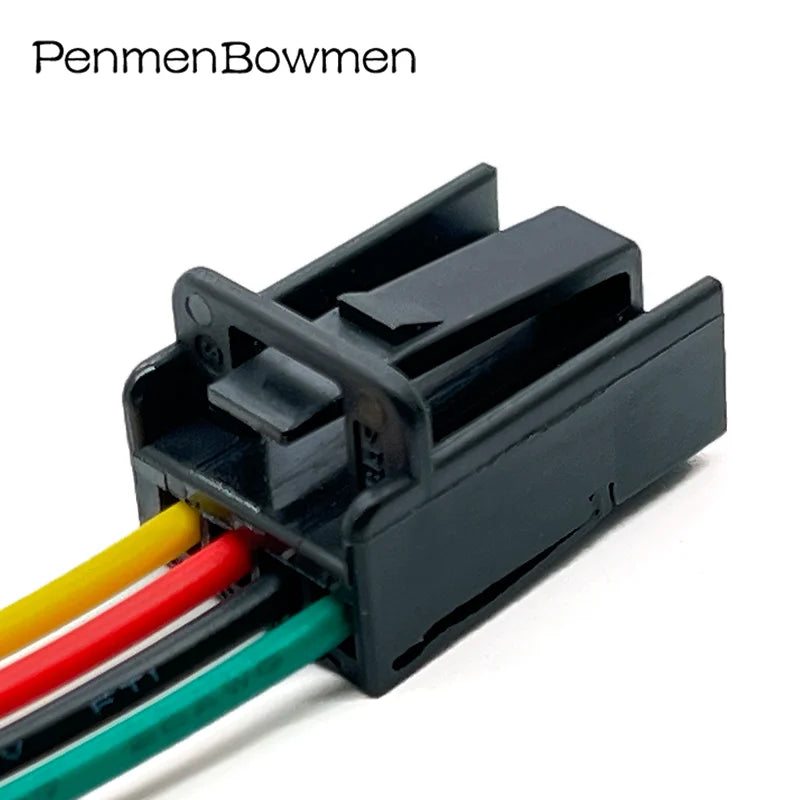 4 Pin 1K0972704C Car Glass Switch Trunk Switch Plug Female Wiring Harness Central Locking Electrical Cable Connectors With Cable