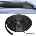 1PC RV Rain Gutter 1/2" Height Drip Rail PVC Rain Strip Roof J Shape Rain Gutter Soft Rubber Strip RV Water Guide Strip