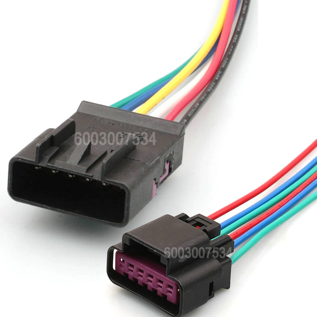 6 Pin Connector Unsealed 1.5mm Male Female Connectors Cable Motorcycle Electrical Harnesses Wiring Harness 15332142 15332141
