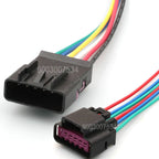 6 Pin Connector Unsealed 1.5mm Male Female Connectors Cable Motorcycle Electrical Harnesses Wiring Harness 15332142 15332141