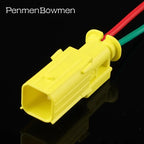 1 Set 2 Pin Car Seat Collision Electrical Cable Connectors Waterproof Female Male Wire Harness Plug SABRB-02-1A-Y SABPB-02-1A-Y