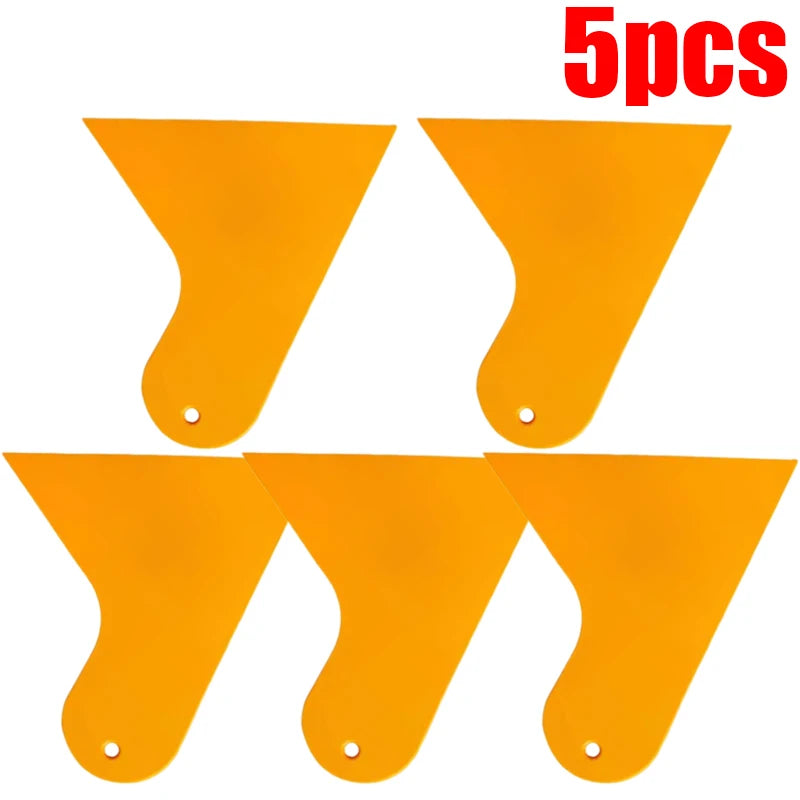Yellow Scraper Car Film Application Tools Universal Auto Film Wrap Tint Tinted Sticker Scraper Hard Sticker Smooth Squeegee Kit