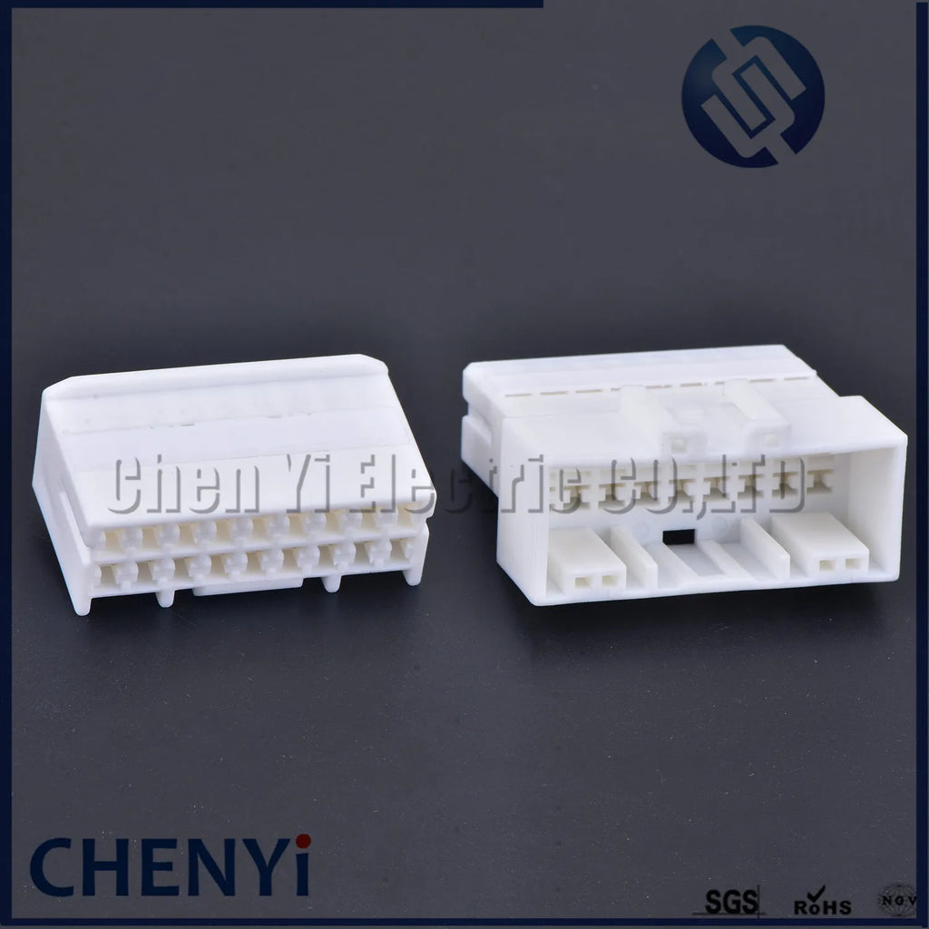 1 set 18 Pin headlight wiper combination switch light plug Window lifter fuse box plug 936213-1 936204-1