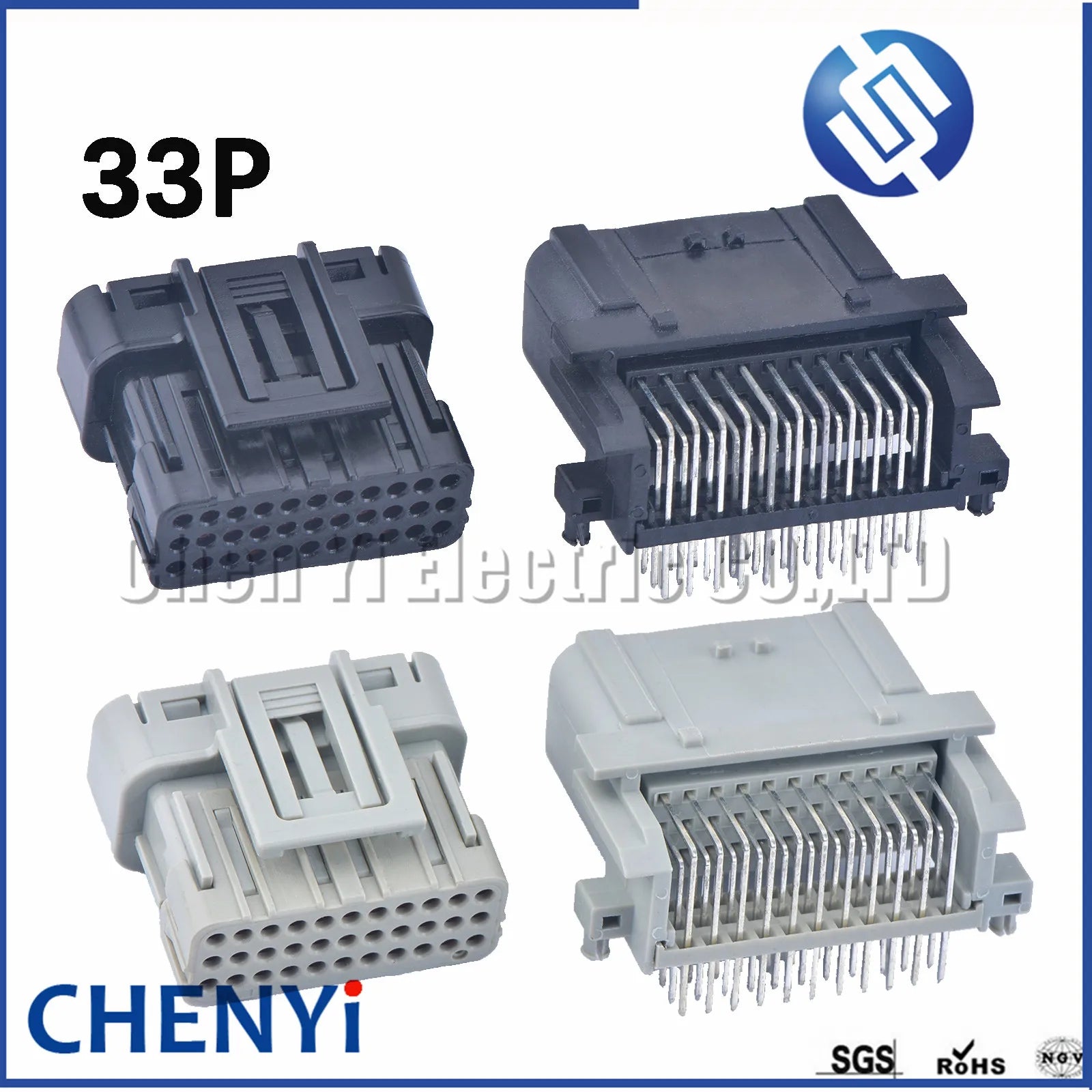 33 Pin Motorcycle engine ECU ECM PCB connector waterproof plug 6188-4871 6189-7106 CBR 125 R CBR125R 2011-2013 CDI For Honda