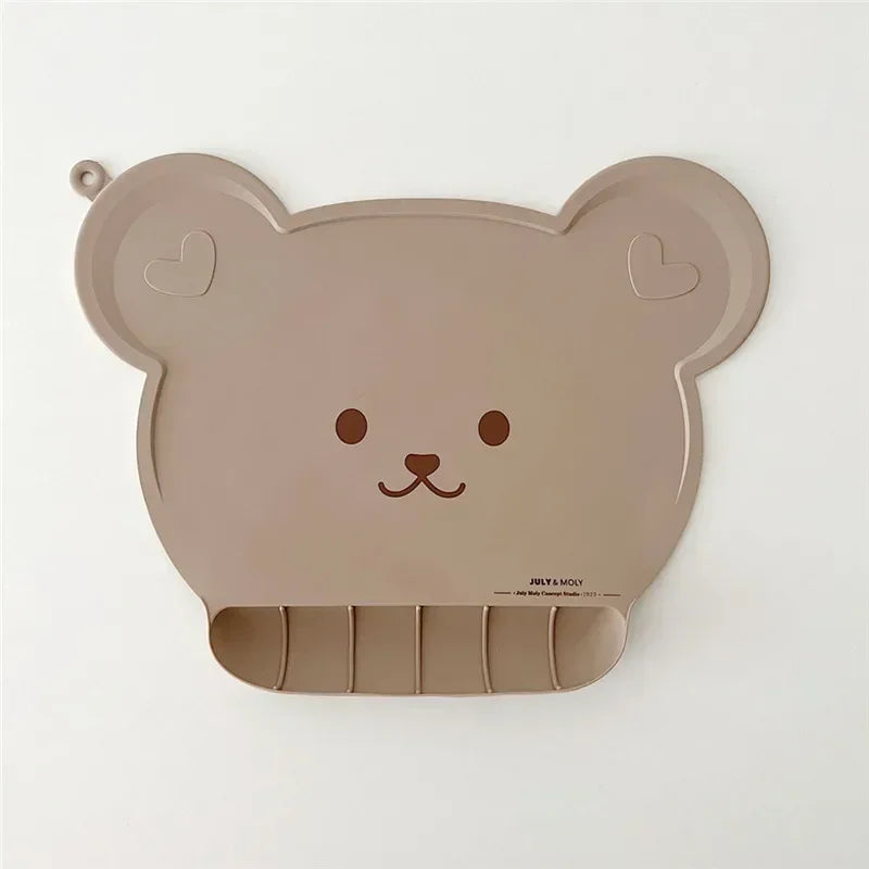 Non-Slip Table Mats Kids Placemats Baby Silicone Placemats with Catching Amagi