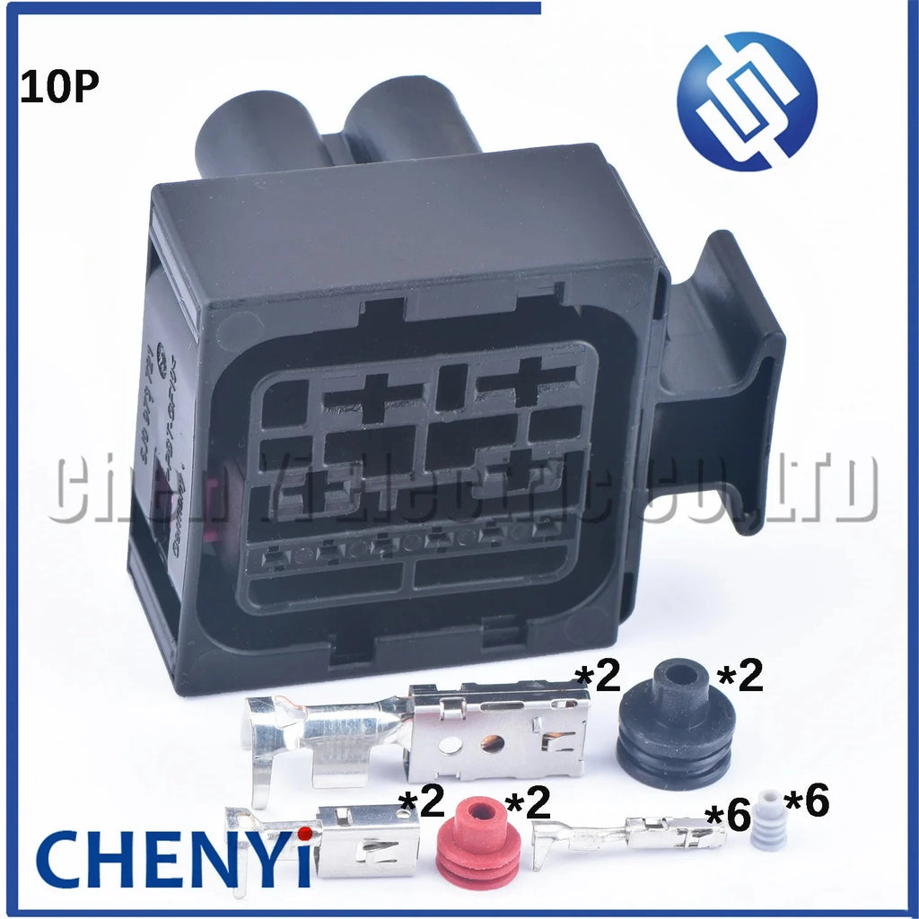 10 Pin Car Radiator fan 506 controller waterproof connector electronic fan plug 5J0 973 721 5J0973721