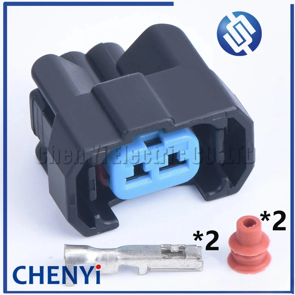5 Set 2 Pin Auto Fuel Injector OBD2 Waterproof Wire Connector Car Electrical Plug 6189-0553 1996-2002 For Honda CRV Civic NH1