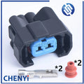 5 Set 2 Pin Auto Fuel Injector OBD2 Waterproof Wire Connector Car Electrical Plug 6189-0553 1996-2002 For Honda CRV Civic NH1