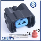 5 Set 2 Pin Auto Fuel Injector OBD2 Waterproof Wire Connector Car Electrical Plug 6189-0553 1996-2002 For Honda CRV Civic NH1