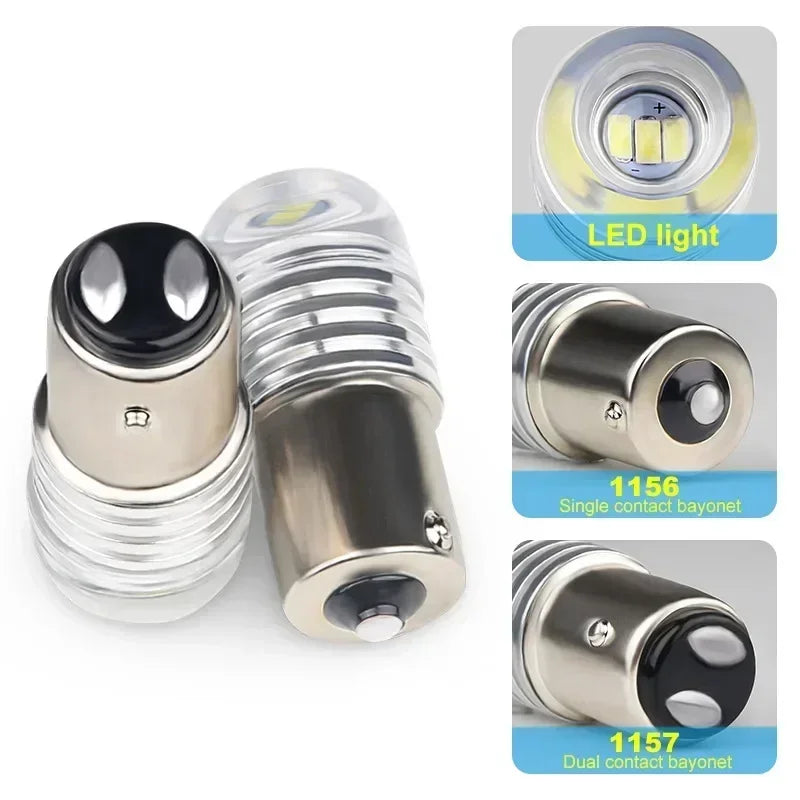 1156 1157 Led Bulb BA15S BAY15D P21/5W P21W R5W R10W Car Light S25 Indicator Brake Reverse Signal Lamp Red White Amagi
