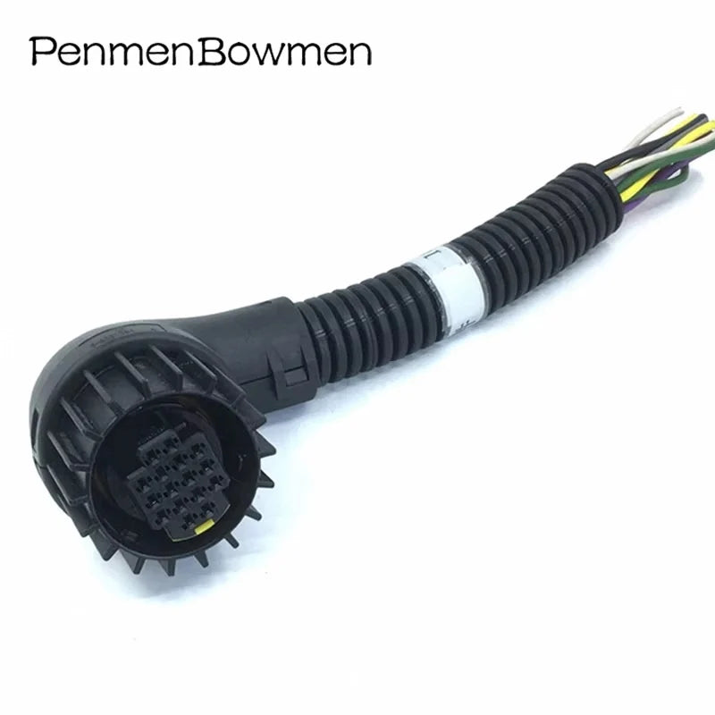 1 Set 16 Pin Auto Engine Cylinder Head Tail Clamp Insulation Net Electrical Cable Connectors Wire Harness Plug