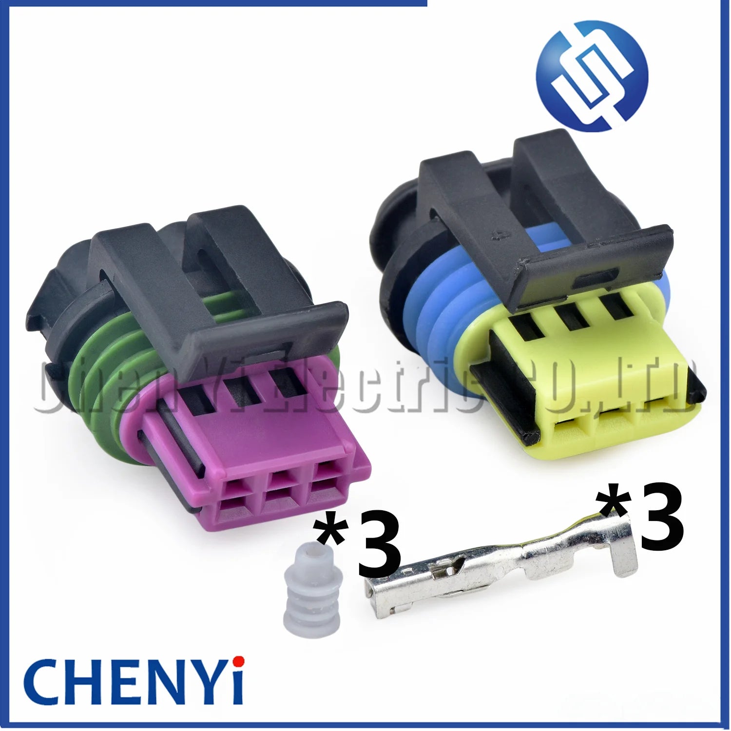 3 Pin Auto Waterproof Connector Automobile turn signal lamp plug Xenon HID Ballast Power Plug 15336029 33152360 For Osram Ford
