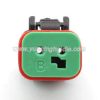 2 PIN Connector Waterproof 1.6mm Series Male Female Connectors Black Auto Plug For Mazda DT04-2P-E005 DT06-2S-E004