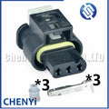 3 Pin auto waterproof automotive cable connector reversing radar camshaft sensor plug Pigtail 805-121-521 7615490-03 A0225452426