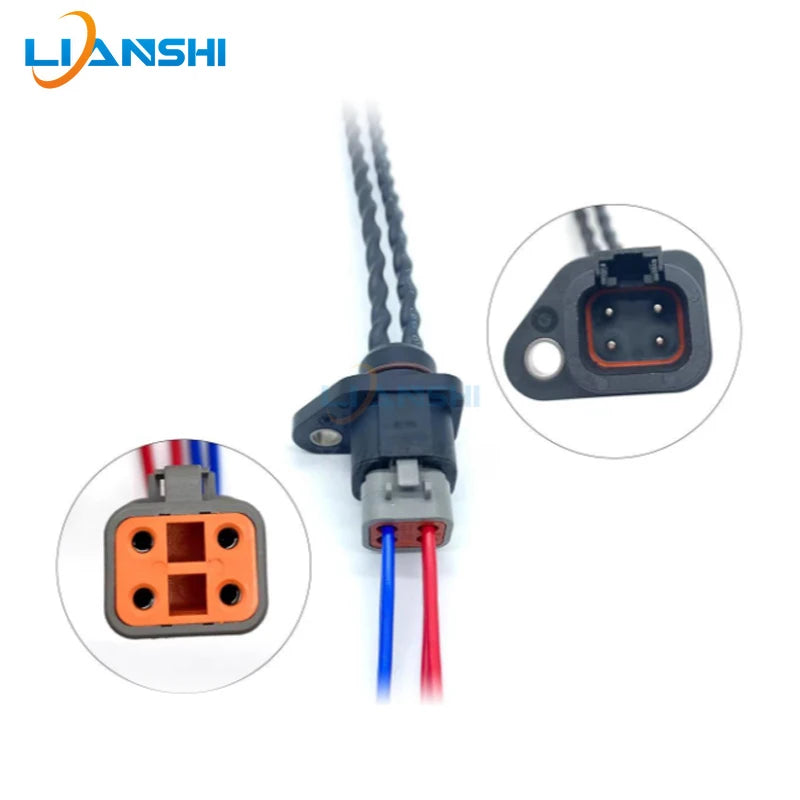 Komatsu PC200 210 220 240-8 engine fuel injector injector wiring harness plug for excavator parts