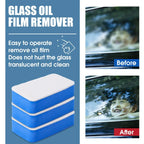 Car Glass Oil Film Cleaning Sponge Wiper Polishing Sponges Car Windshield Wool Felt Brush Oil Dusty Removal Tools Accessories