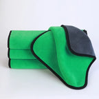 1-5 Pcs Microfiber Car Washing Towel Soft Quick Drying Windows Mirrors Wiping Rags Home Double Layer Cleaning Cloths Amagi