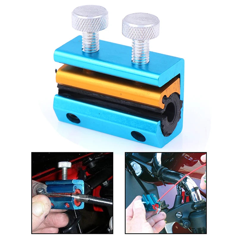 1Pcs Clutch Brake Cable Tool Lubrication Wire Oiler Brake Motorcycle Aluminium Cable Lube Tool Motorbike Brakes Parts