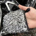 Car Tyre Cleaning Cloth Universal Car Detailer Cleaning Tool Car Wheel Cleaning Wash Glove Microfiber Auto Wash Accessorie Amagi