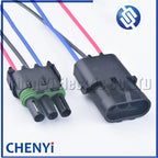 3 Pin 2.5mm Series Automotive Waterproof Connector female or male MAP TPS coil Wire harness Plug Socket 12010717 12015793