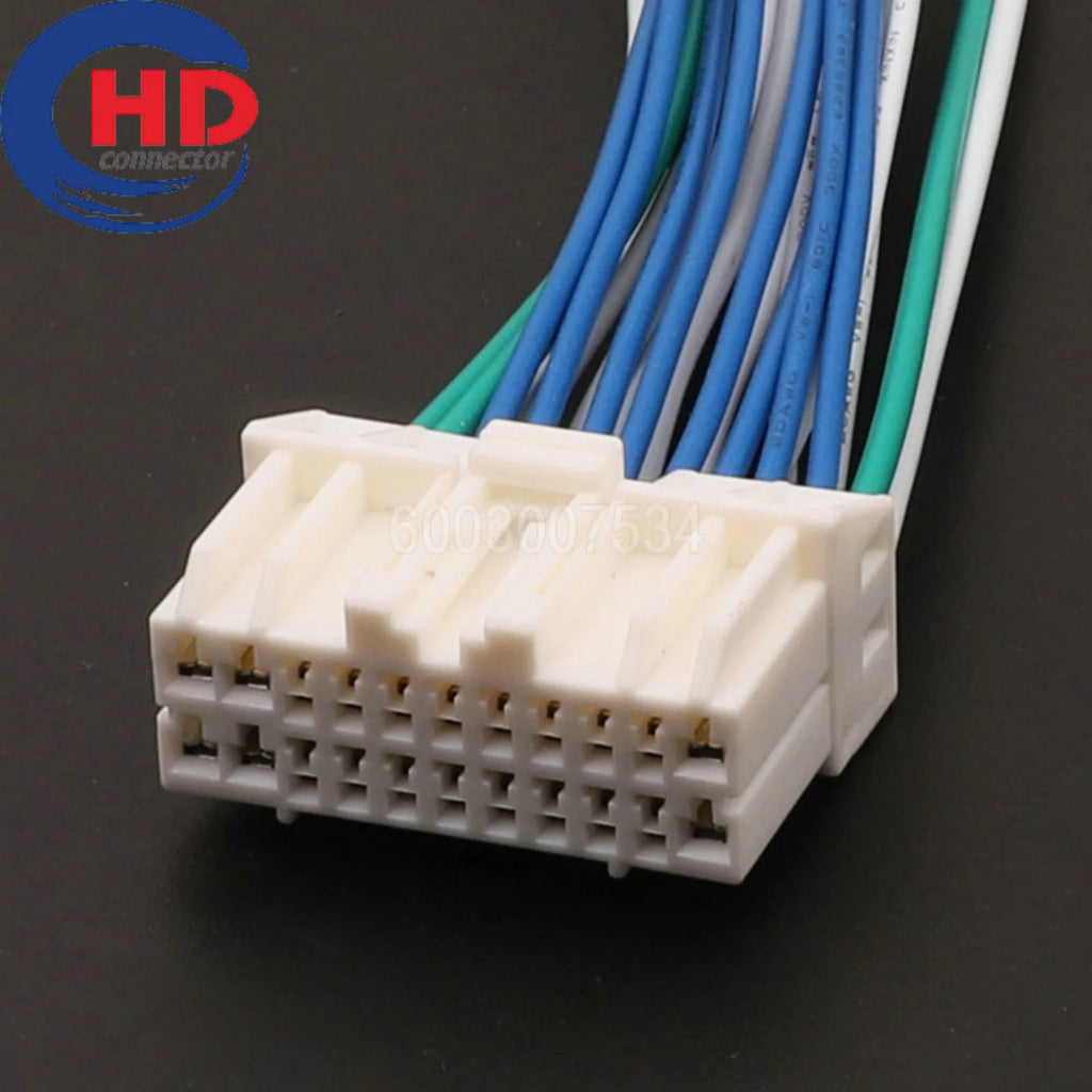 22 Pin Connector 1.5mm Series Male Female Connector Cable Plug Motorcycle Electrical Harnesses Wiring Harness MG611334
