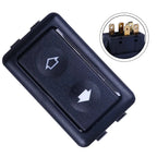 1X 6pin  12-24v Car Electric Window  Switch Button Cover Auto Power Controller  For  Toggle Switch Auto Replacement  Part Switch