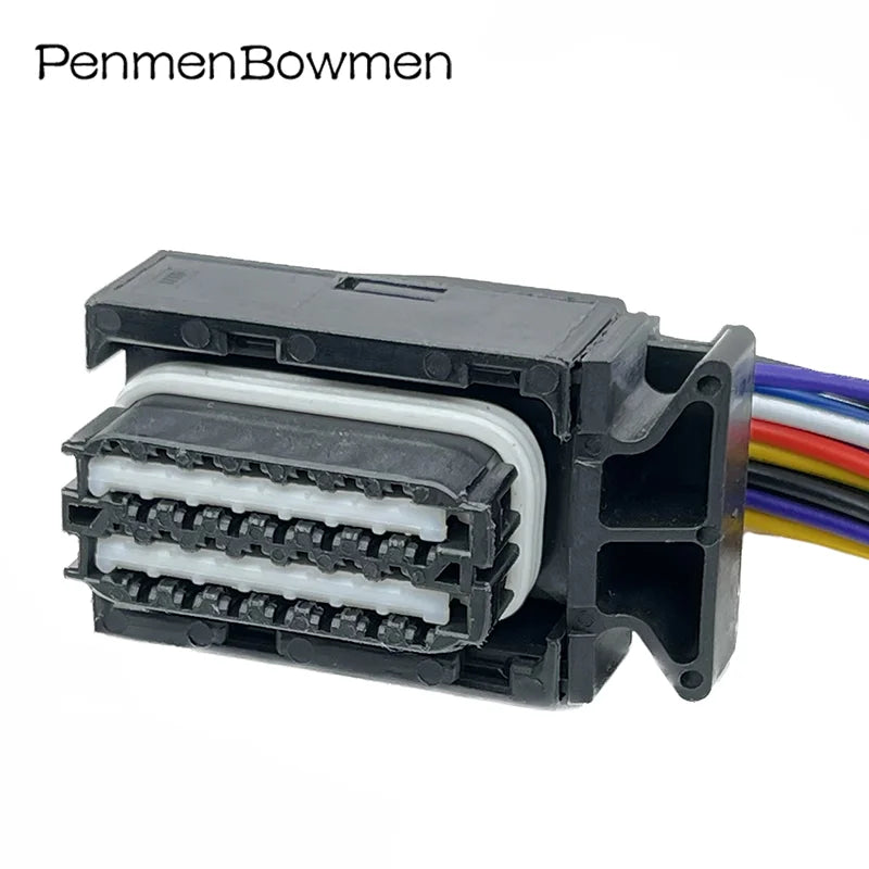1 Set 28 Pin 1393436-1 1393454-1 Car Engine Computer Welding Plate Control System ECU Electrical Connectors Wire Harness Plug