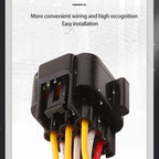 9 PIN Window Lifter Wire 2.3mm Waterproof Connector High-voltage Ignition Coil Plug Ford Mondeo ISUZU FW-C-9M-B FW-C-9F-B