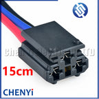 3 Pin Auto Fuse box connector Engine cooling fan harness plug 1544226-1 1544225-1 1544225-3 1544226-3 For Peugeot Citroen