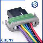 12 Pin female automotive waterproof Miniature connector motorcycle tachometer Wire harness plug DJ7127A-0.8-21 For Harley
