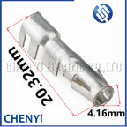50 Pcs Car Splice Wire Terminal Auto Crimp Terminals Brass Plug Pin 925714-1 For 9800680 9800681 620351129 925662-2 925660-2