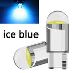 Car LED COB Bulb T10 W5W Signal Light 12V 7500K White Auto Interior Dome Reading License Plate Lamps Wedge Side Bulbs Amagi