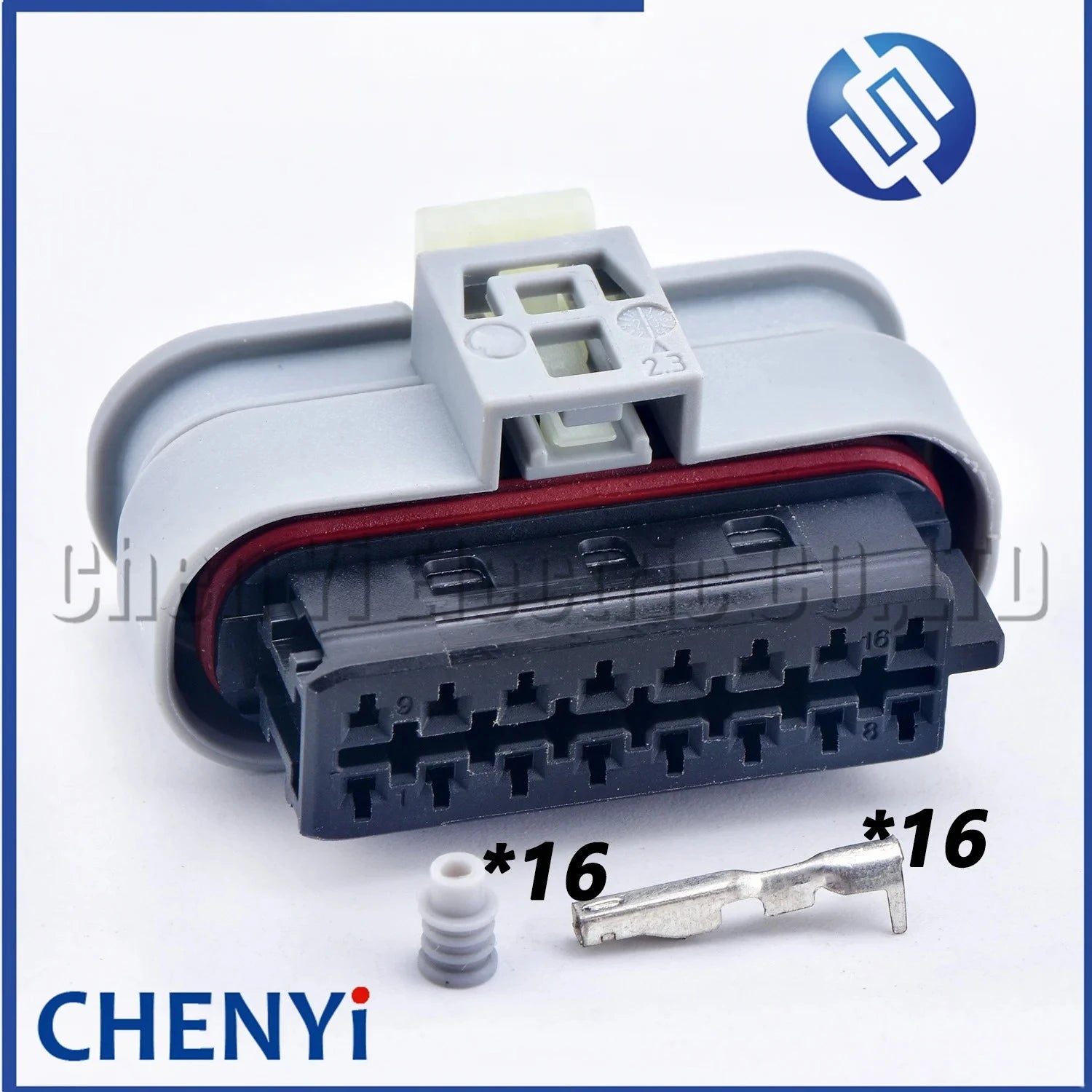 16 Pin Auto waterproof connector Car Front and rear bumper radar sensor Wire harness Plug 805-587-542 807-445 807-446 706-326
