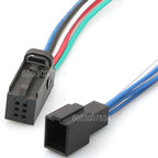 6 Pin Connector Unsealed 0.6mm Series Male Female Connectors Cable Plug Motorcycle Electrical Harnesses Wiring Harness 1534121-1