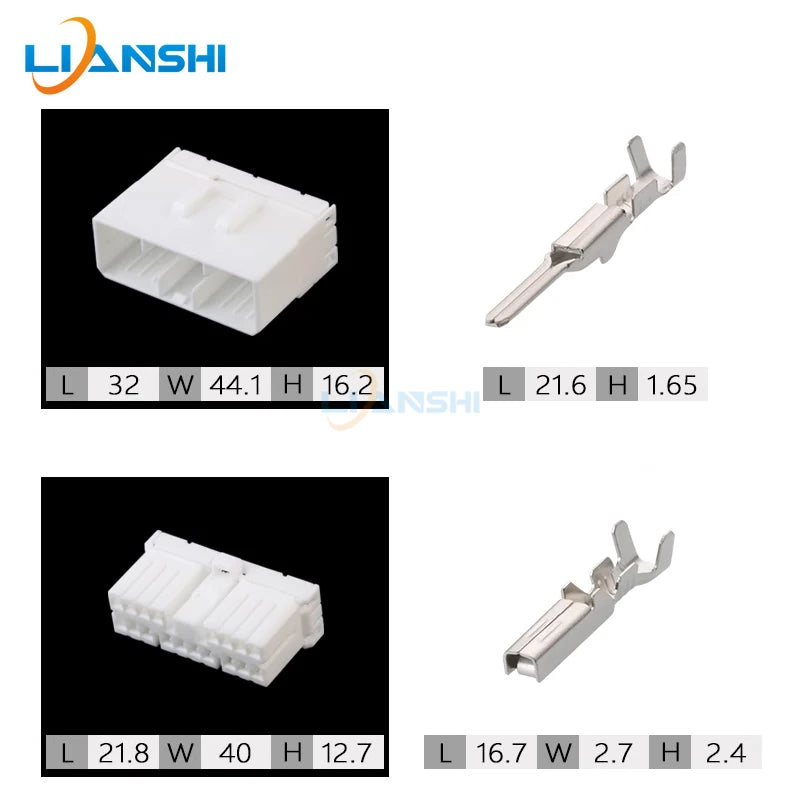 173853-1 174935-1 Suitable for car modification one-button start plug 18p connector with terminal DJ7181-1.8-11/21