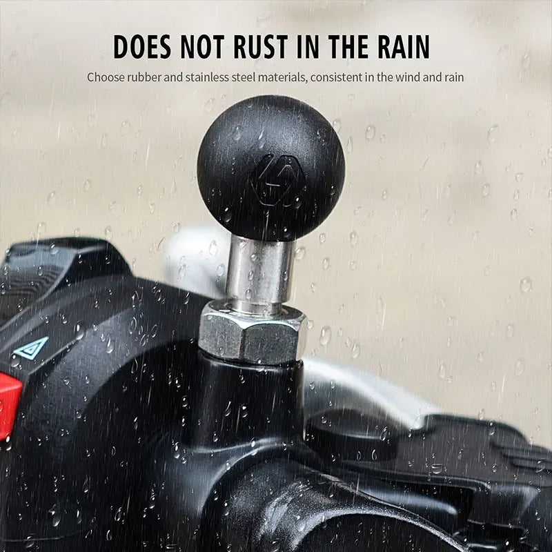 Ball Head Mount Adapter M8 M10 M6 Screw Post Bracket Phone Holder Electric Motorcycles Bike Mirror For RAM Mount Amagi