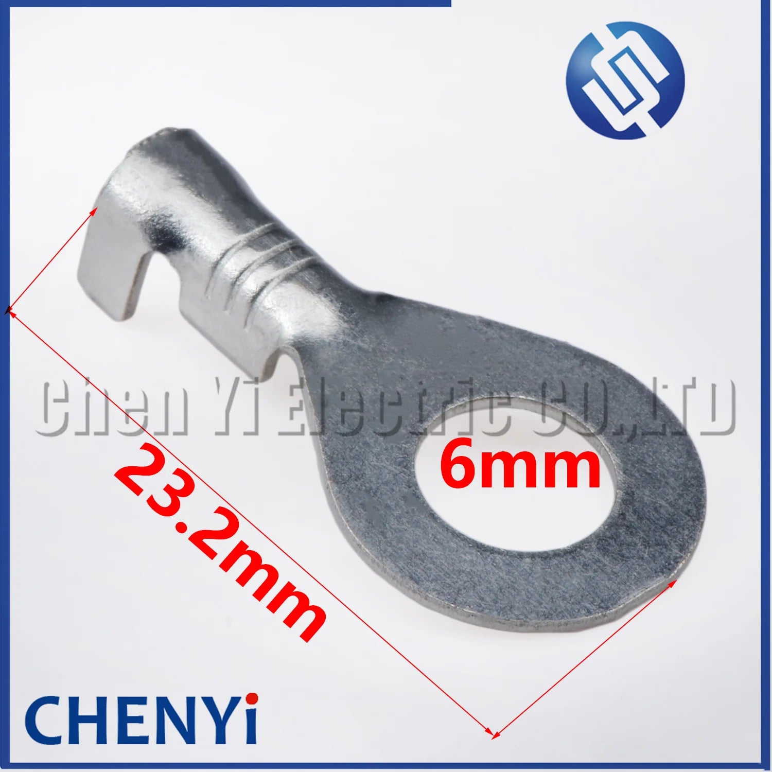 50 Pcs M3/M4/M5/M6/M8/M10/M12 Ring Lugs Eyes Brass tin plating Crimp Terminals Cable Lug Cold Pressure O Type Wiring Nose Pin