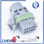 6 Pin 2.8mm 211PC063S0003 Waterproof Car Electrical Auto Connector Female Housing Black or gray Plug 211 PC063S0003 With Pin