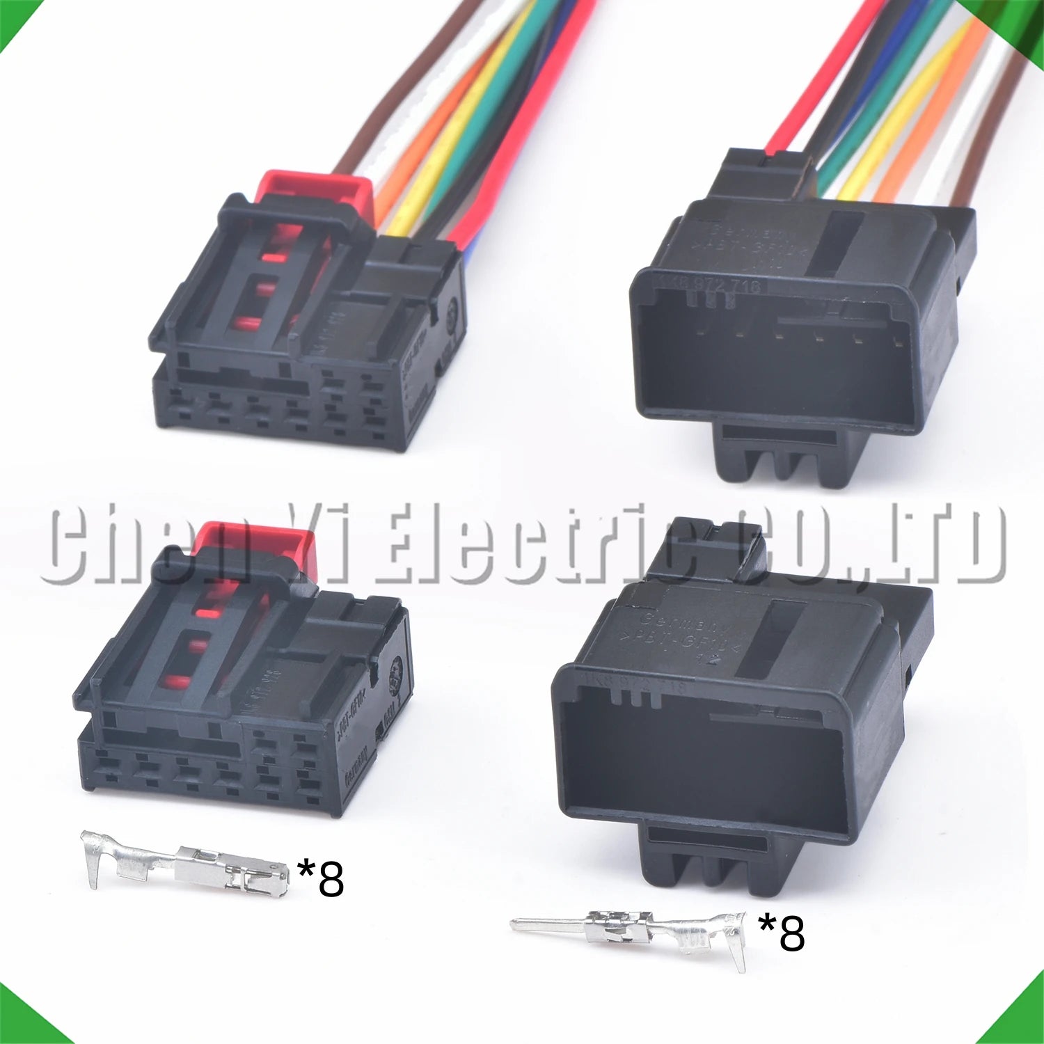 8-pin auto connector connector automotive connectors reverse vw audi led tail light