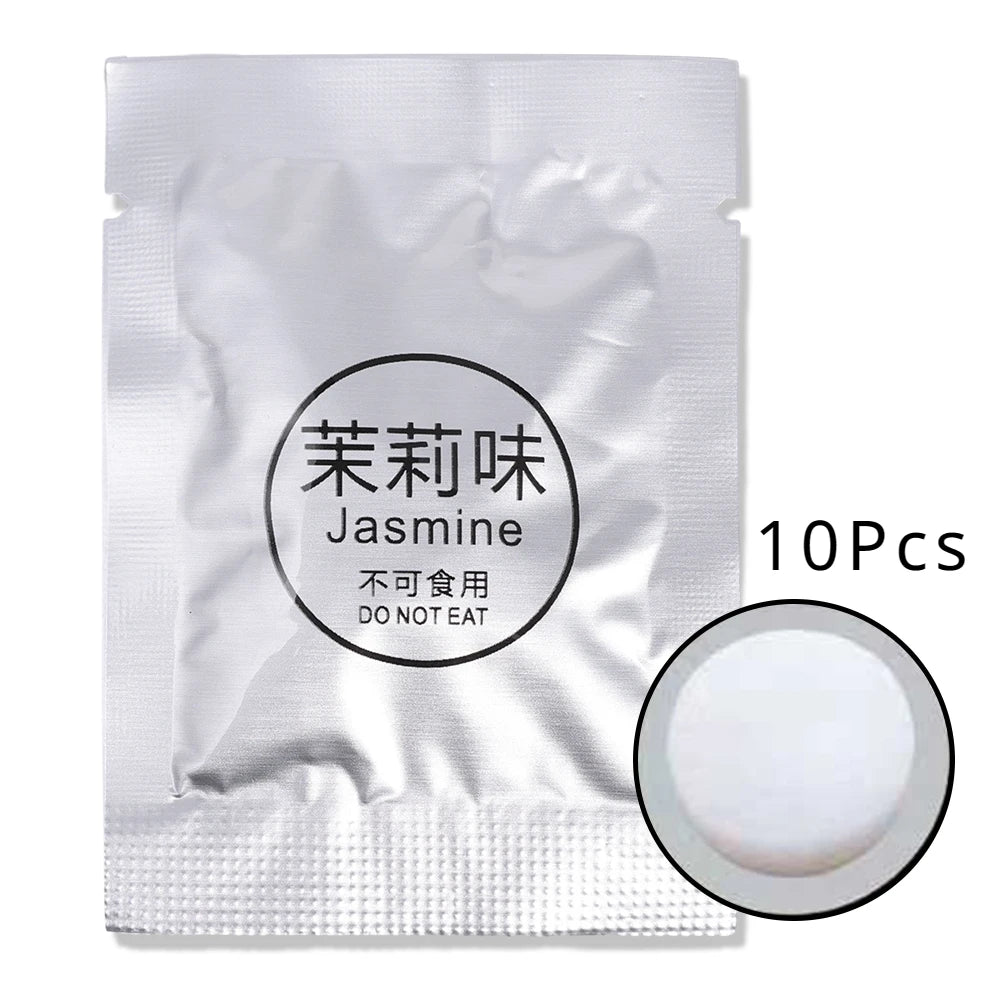 Car Air Fresheners Refills Lemon Peach Auto Air Vent Clip Replacement Set Pads Solid Fragrance Scent Air Freshener Refill Tablet
