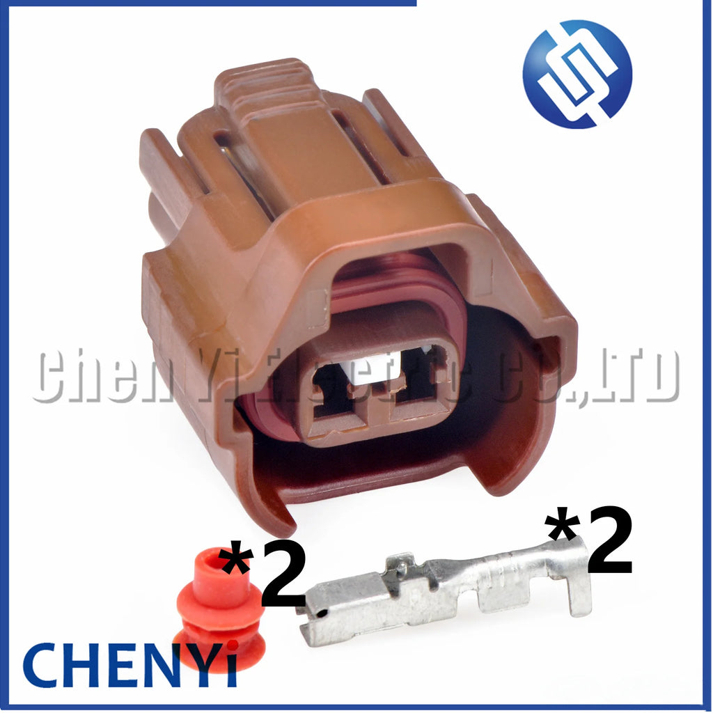 2 Pin Connector Fuel injector plug PA847-02127 15316989 6189-0670 90980-11285 For Toyota Lexus izusu Nippon Denso Naza Nissan